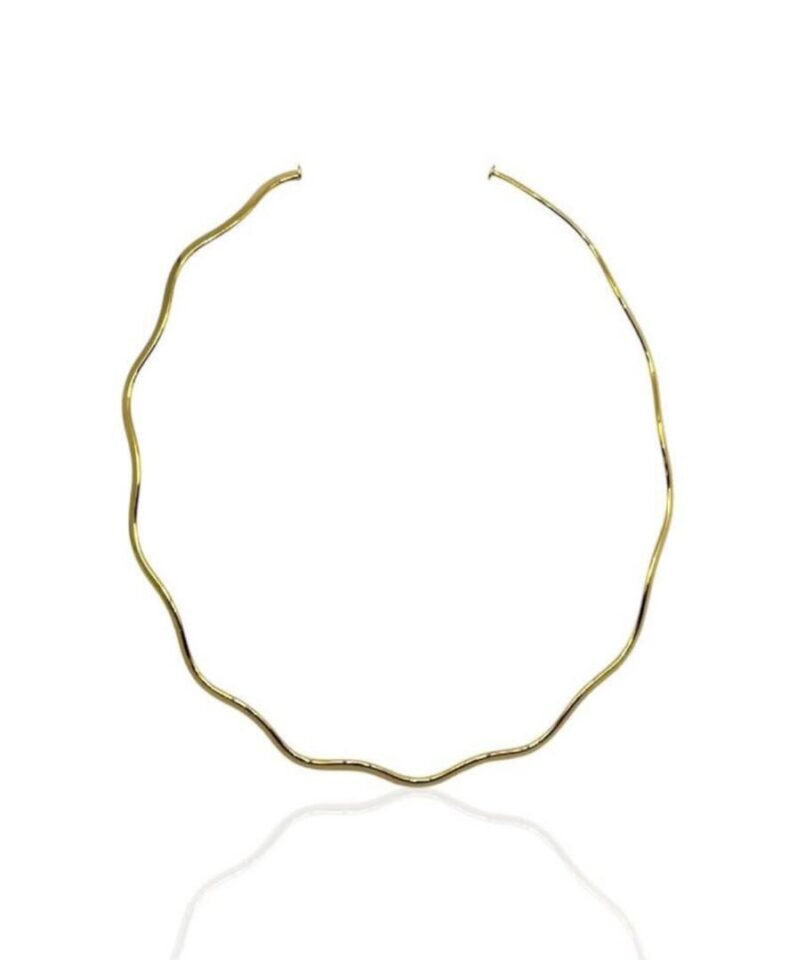 Choker aro ondas laminado