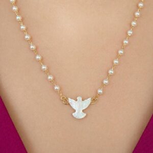 colar perolas espirito santo madreperola feminino