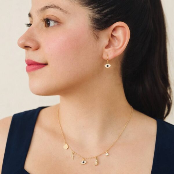 conjunto proteção cristal semijoia elegante feminina