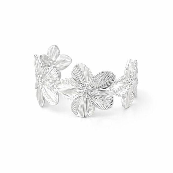 bracelete flores margarida feminino